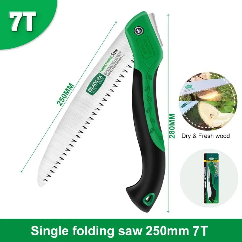 10Inch Garden Saw Pruner Secateurs Pruning SK5 Gardening Serra Camping Saws Foldable Sharp Tooth DIY Woodworking Hand Tool