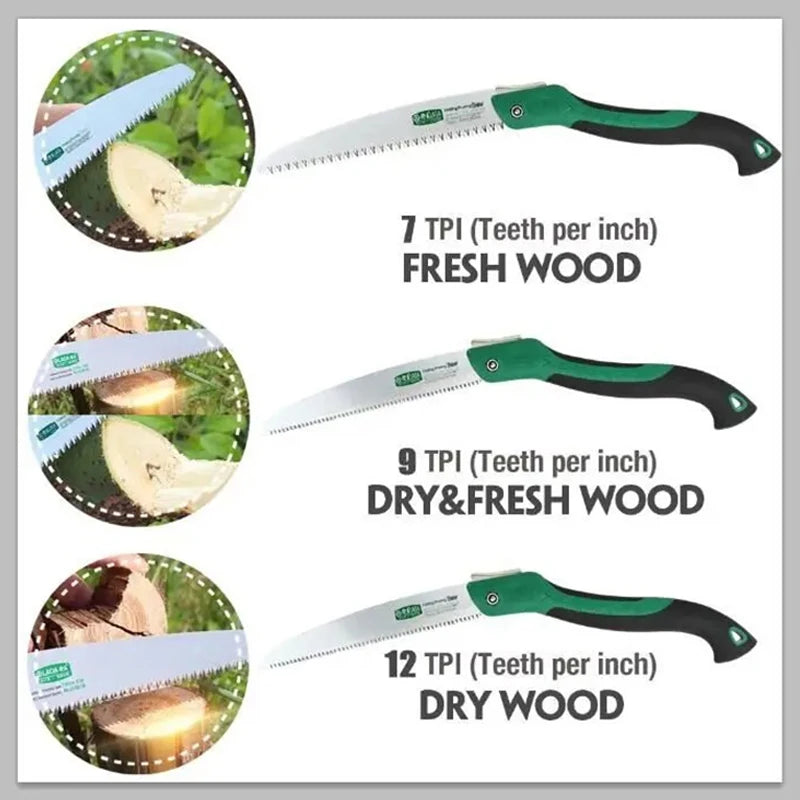 10Inch Garden Saw Pruner Secateurs Pruning SK5 Gardening Serra Camping Saws Foldable Sharp Tooth DIY Woodworking Hand Tool