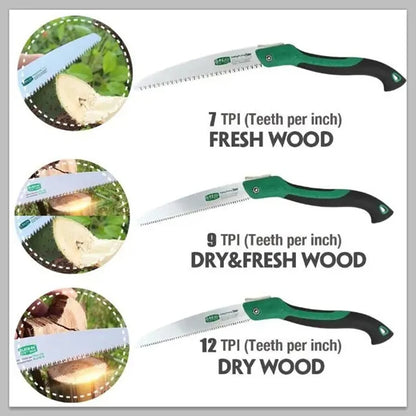 10Inch Garden Saw Pruner Secateurs Pruning SK5 Gardening Serra Camping Saws Foldable Sharp Tooth DIY Woodworking Hand Tool