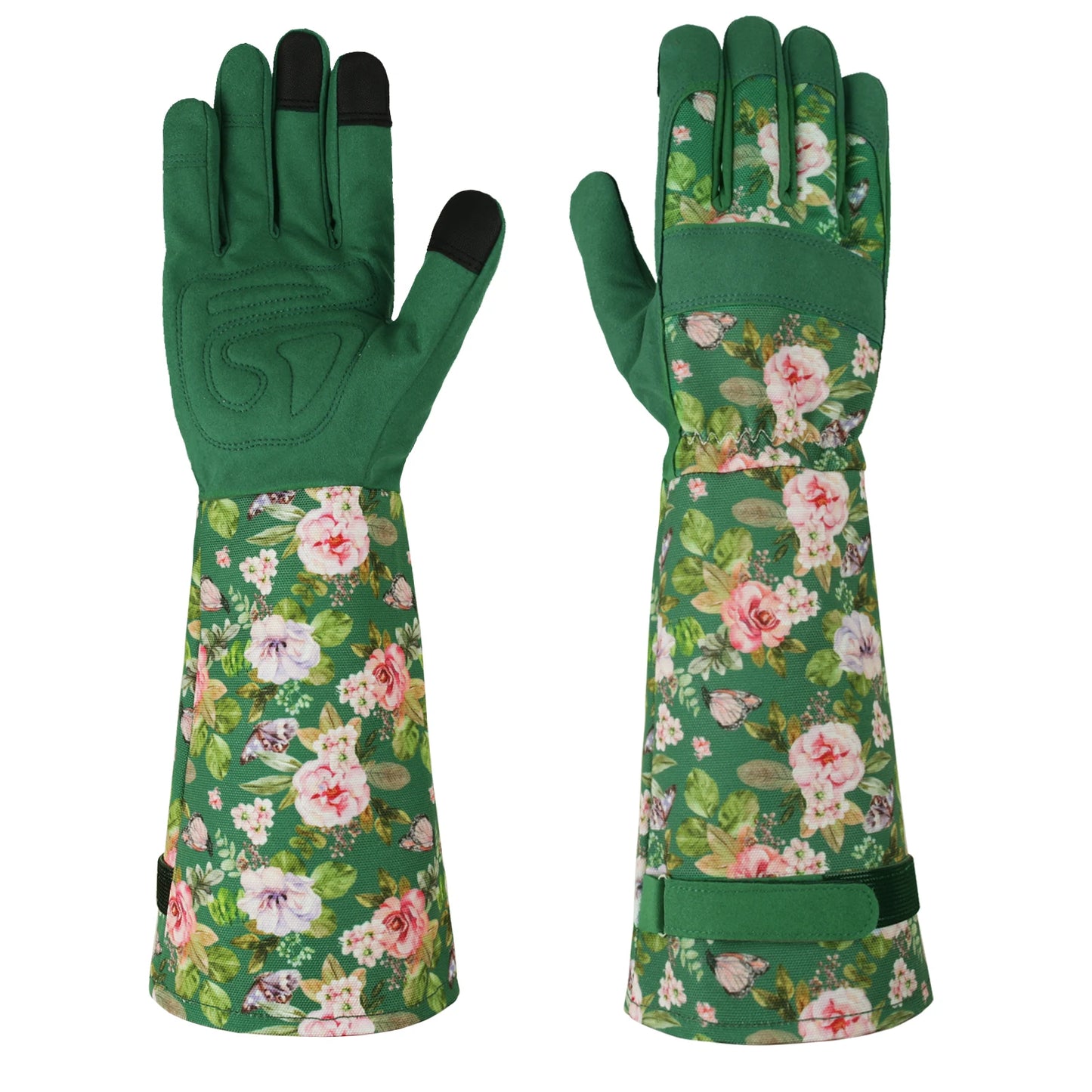 Thorn-Proof Gardening Weeding Working Gloves Breathable Leather Glove Puncture Resistant for Digging, Floral Planting,Pruning
