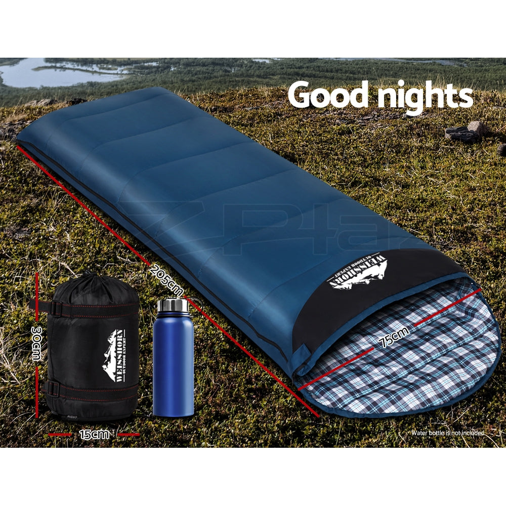 Weisshorn Sleeping Bag Bags Single Double Camping Hiking Tent Winter Summer