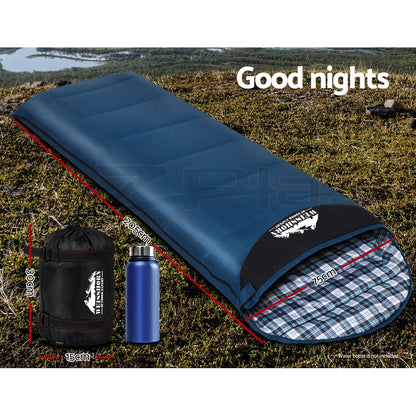 Weisshorn Sleeping Bag Bags Single Double Camping Hiking Tent Winter Summer