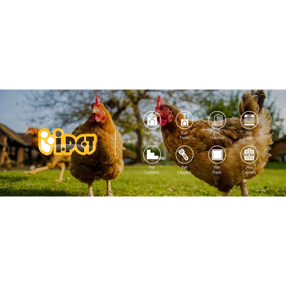 I.Pet Chicken Coop Rabbit Hutch Extra Large Wooden Chicken House Run XL Hen Cage