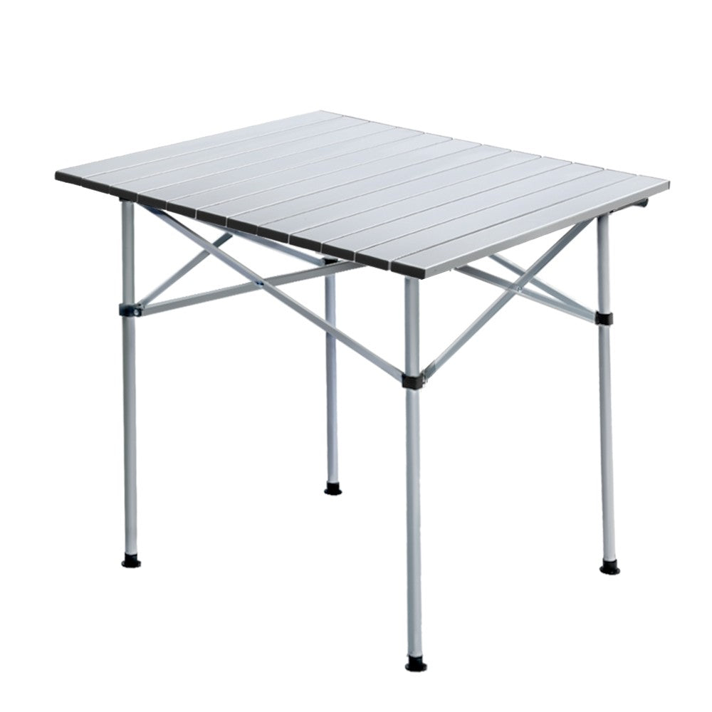 Weisshorn Camping Table Roll up Foldable Picnic Outdoor BBQ Garden 70CM