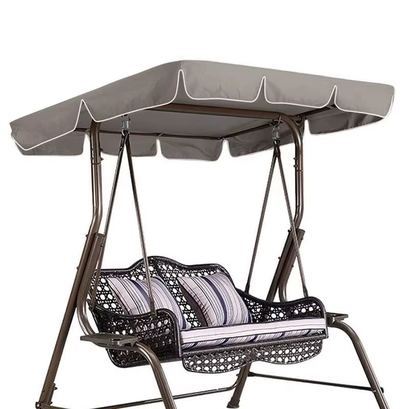 Porch Swing Awning Replacement Waterproof Swing Canopy Garden Outdoor Hammock Swing Awning
