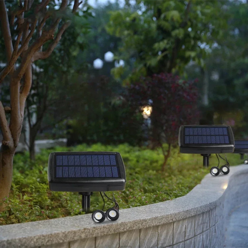 10PCS Solar Lawn Lamp LED Solar Lights Outdoor Waterproof Spotlights Garden Pathway Landscape Lighting Home Patio Yard Decor