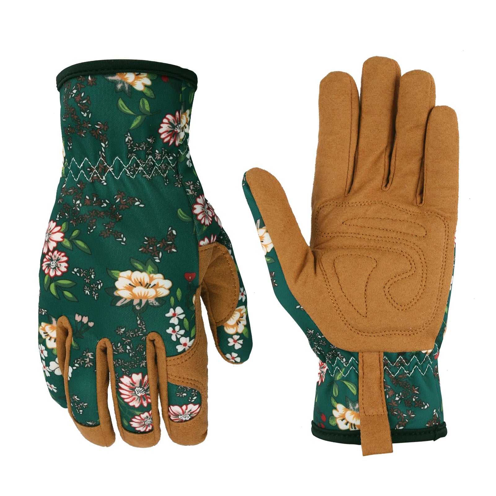 Thorn-Proof Gardening Weeding Working Gloves Breathable Leather Glove Puncture Resistant for Digging, Floral Planting,Pruning
