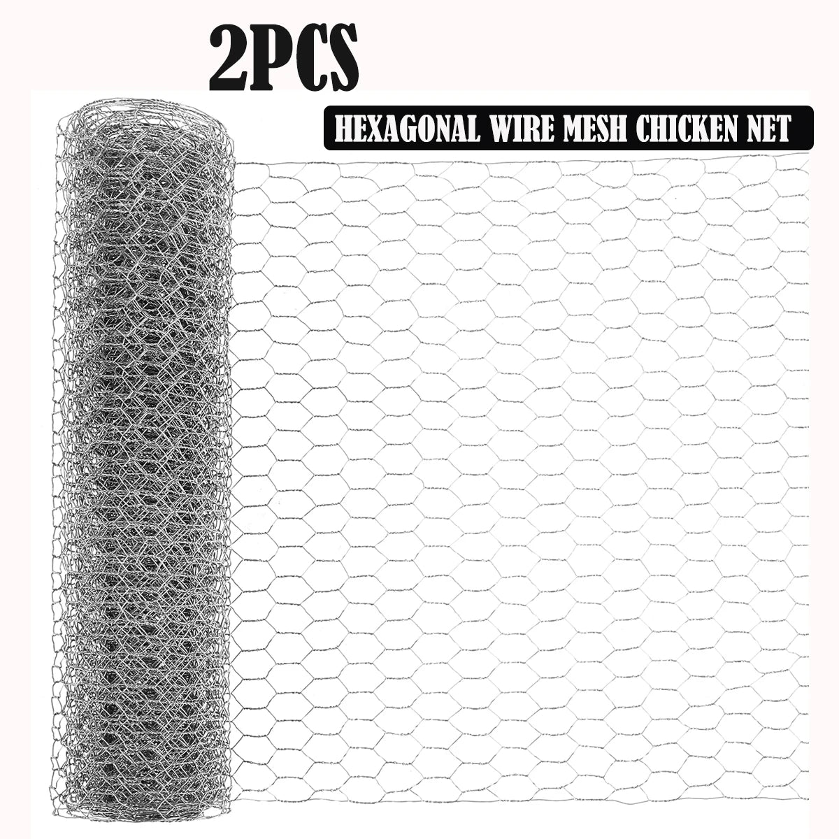 1Pc Metal Netting DIY Wire Mesh Animal Plant Fence Netting Durable Protection Multipurpose Chicken Wire Net for Garden Courtyard