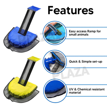 Swimming Pool Rescue Critter Animal save Escape Ramp Swimline Frog Log Au Stock