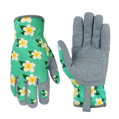 Thorn-Proof Gardening Weeding Working Gloves Breathable Leather Glove Puncture Resistant for Digging, Floral Planting,Pruning