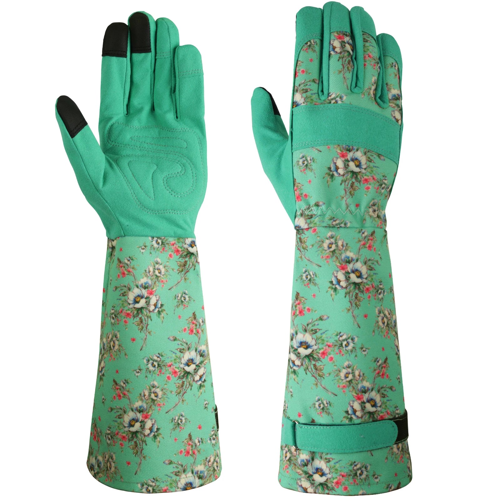 Thorn-Proof Gardening Weeding Working Gloves Breathable Leather Glove Puncture Resistant for Digging, Floral Planting,Pruning