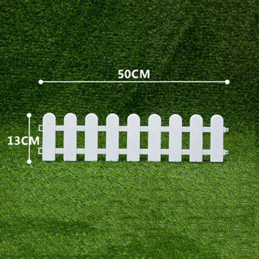 Hot Sale White PVC Plastic Fence European Style for Garden Driveway Gates Christmas Tree Fencing Trellis Gates Garden Building