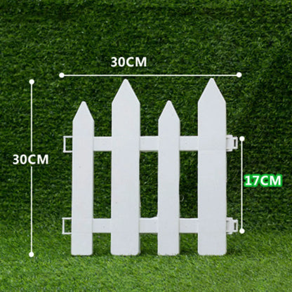Hot Sale White PVC Plastic Fence European Style for Garden Driveway Gates Christmas Tree Fencing Trellis Gates Garden Building