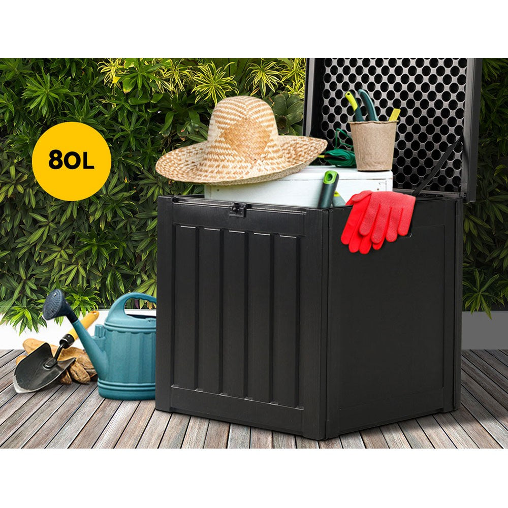 Gardeon Outdoor Storage Box Container Lockable Indoor Toy Tools Shed Garden