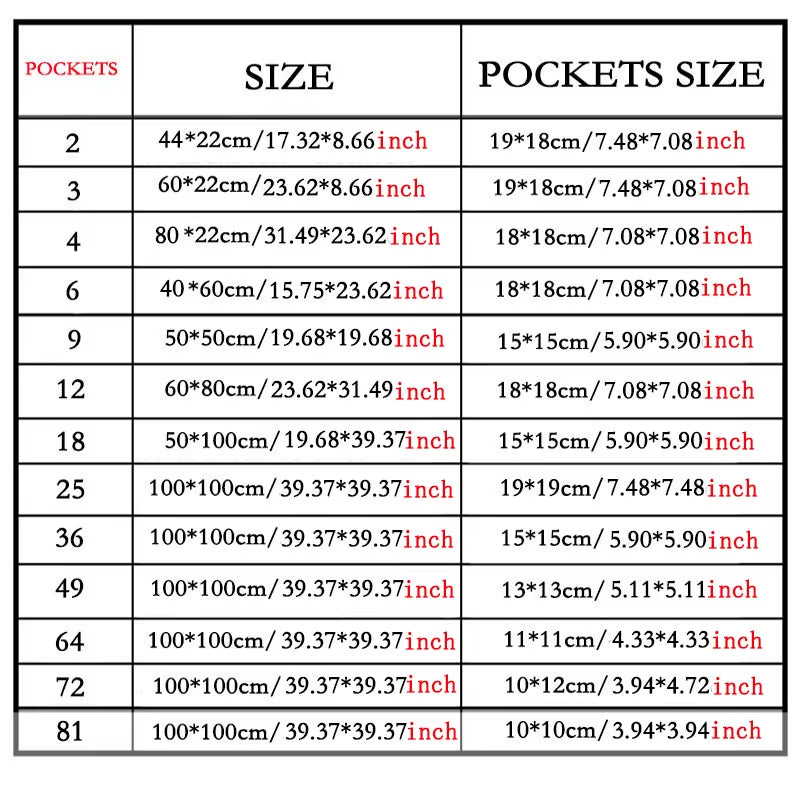 9/18/36/64 Pockets Green Grow Bags Planter Vertical Garden Vegetable Living Garden Bag Seedling Wall Hanging Plant Growing Bags